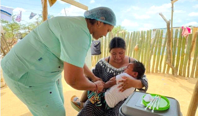Desde La Guajira se da inicio a la Tercera Jornada Nacional de Vacunación