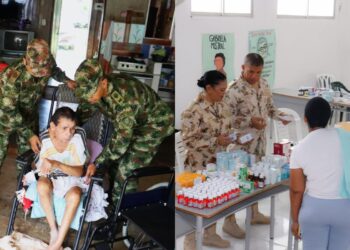 Más de 180 mil personas beneficiadas por trabajo de acción integral del Ejército Nacional en el año 2024