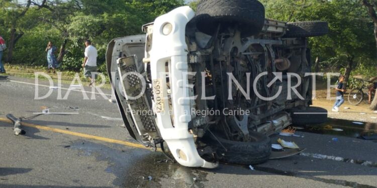 Accidente de tránsito deja un muerto y un lesionado en la vía Riohacha – Maicao