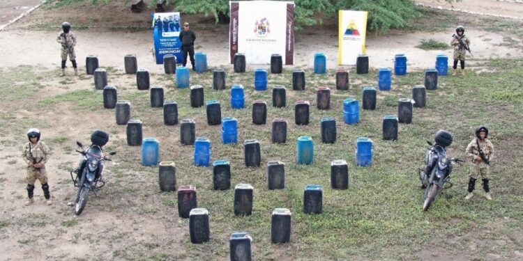 Incautan 1.000 galones de gasolina extranjera en zona rural de Maicao