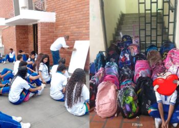 Alumnos, docentes y padres de familia de dos instituciones educativas se tomaron la Alcaldía de Maicao