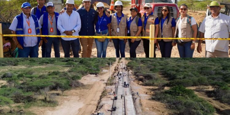 Vía de 4.7 kilómetros conectada a los municipios de Maicao y Uribia beneficiando a 45 comunidades