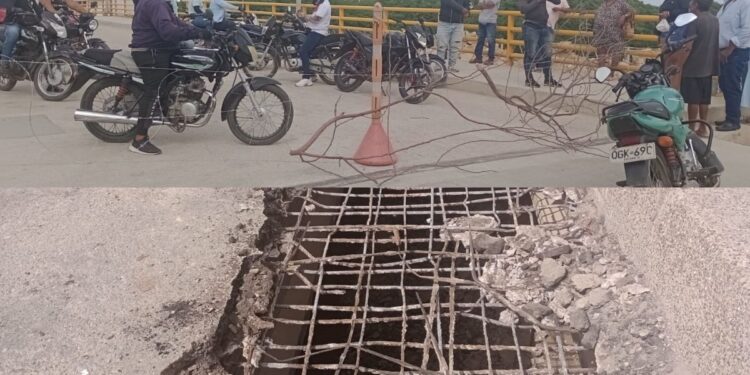 Habitantes de Villa Fátima no levantaran bloqueo en el Puente de El Riito hasta no llegar funcionarios del DPS