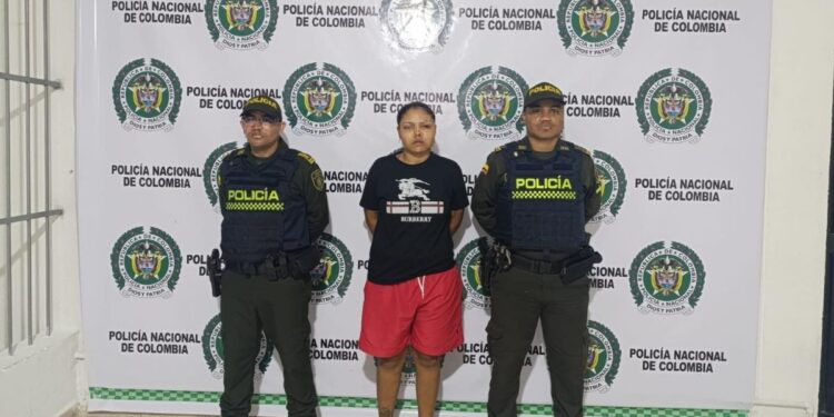 Capturan a la presunta homicida con arma blanca de un joven en Valledupar