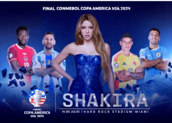 Shakira será la artista principal de la Conmebol Copa América USA 2024