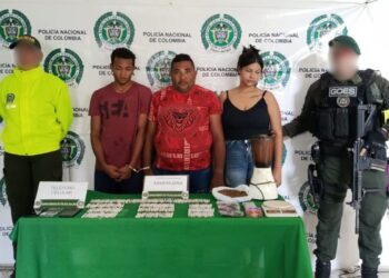 Capturan a dos hombres y una mujer por tráfico local de estupefacientes en Riohacha