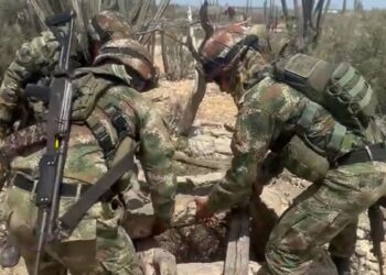 En Uribia fue encontrado componente criminal se presume que sea del «Clan del Golfo»