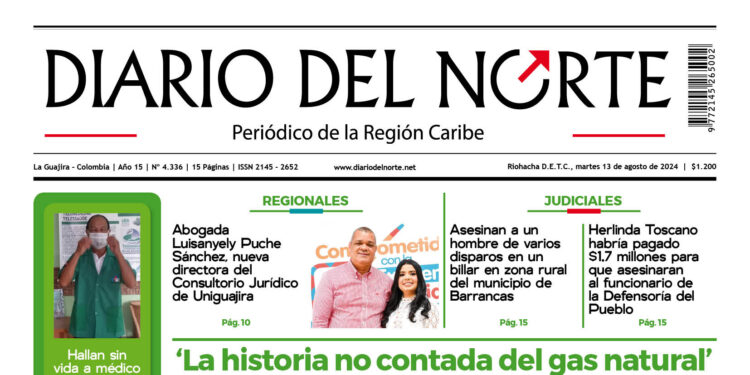 Esta es la edición del martes 13 de agosto de 2024