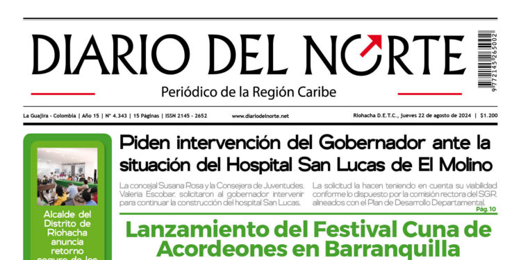 Esta es la edición del Jueves 22 de agosto de 2024