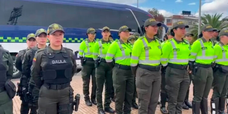 Más de 1.200 mujeres policías prestarán seguridad en la Copa Mundial Femenina Sub 20 que inicia este fin de semana en Colombia