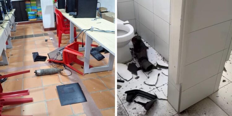 Explosiones en el Batallón Cartagena en Riohacha dejaron daños materiales en instituciones educativas y viviendas cercanas