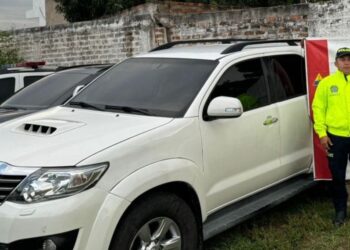 Recuperan en San Juan del Cesar camioneta robada en el departamento de Risaralda