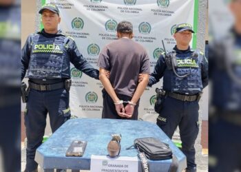 Lo capturan con una granada que usaría para intimidar a comerciantes que extorsionaba en Maicao