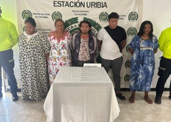 Capturan a cinco presuntos integrantes de la banda ‘Los Chacorta’ dedicada al microtráfico en Uribia