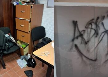 Encapuchados asaltan, destruyen y roban en sede del comando de campaña de María Corina Machado en Caracas