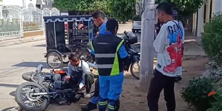 Contratista de Air-e fue golpeado por un usuario al que le iba a suspender el servicio en Fonseca
