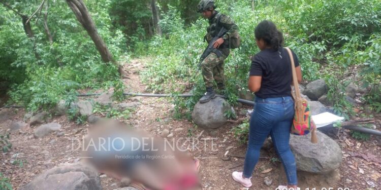 Otro cuerpo sin vida fue hallado en Pénjamo, estribaciones de la Sierra Nevada, zona rural de Dibulla