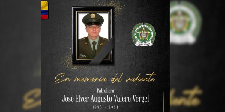 Policía Nacional condena asesinato del patrullero José Valero y despliega un equipo especial a Maicao
