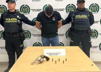 Capturan en flagrancia a una persona en Riohacha portando un revólver sin permiso