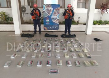 Incautan más de 60 kilogramos de cocaína en un buque de carga de transporte marítimo cerca a Puerto Bolívar