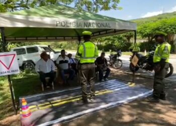 Policía realiza Acciones de control y prevención vial en el departamento de La Guajira