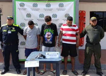 Capturan a tres personas por el delito de hurto y porte ilegal de armas de fuego en Maicao