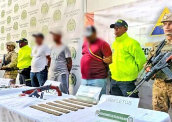 Capturan a tres sujetos presuntos integrantes de las Autodefensas Gaitanistas de Colombia en el sur de La Guajira
