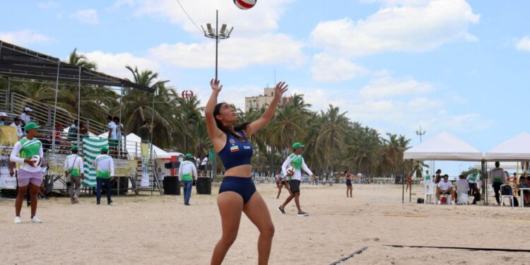 Así se vivió el primer día del Torneo Clasificatorio Nacional de Voleibol Playa en Riohacha