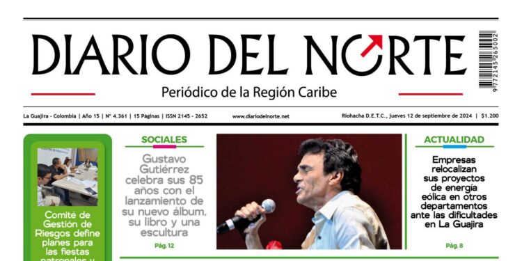 Esta es la edición del jueves 12 de septiembre de 2024