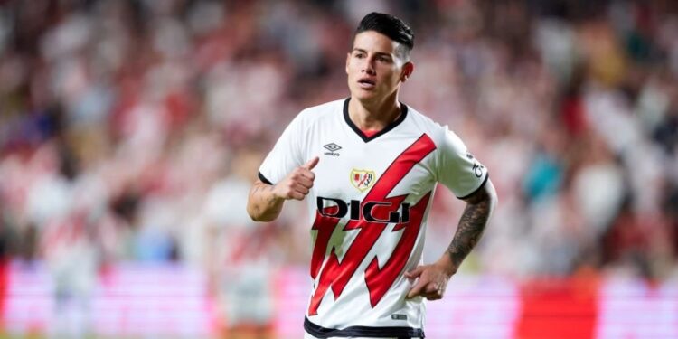 James Rodríguez debuta en la victoria del Rayo Vallecano sobre Osasuna