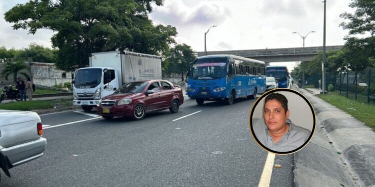 Conductores de buses bloquean las vías de Barranquilla y Soledad por el asesinato de uno de sus compañeros