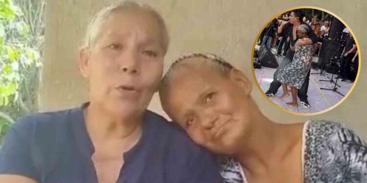 Abuela que apareció bailando en tarima con Rafa Pérez durante concierto en Fonseca, su familia la buscaba hace 8 meses