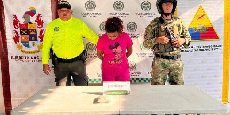 Capturan a alias ‘La Negrita’ por tráfico de estupefacientes en el municipio de Maicao