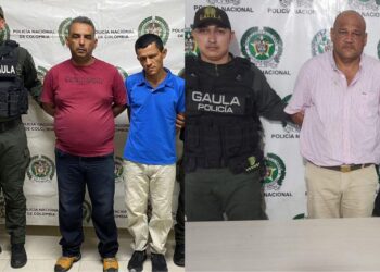 Capturan a tres sujetos que extorsionaban a comerciantes de Riohacha a nombre del Clan del Golfo