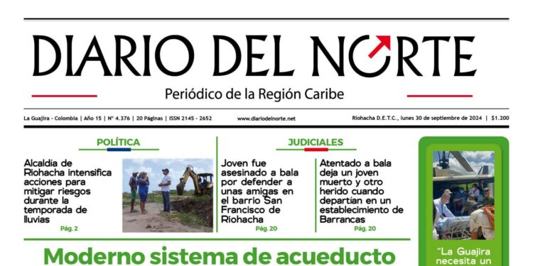 Esta es la edición del lunes 30 de septiembre de 2024