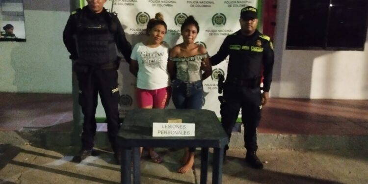 Capturan a dos mujeres por agredir a una joven en el barrio La Concepción de Maicao
