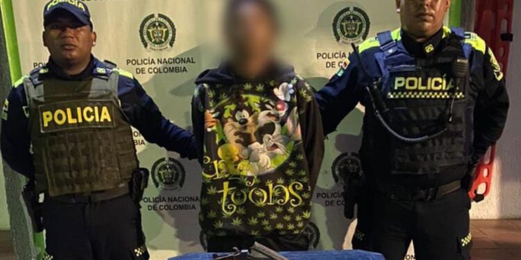 Capturan a un hombre portando un arma de fuego ilegal en el municipio de Maicao
