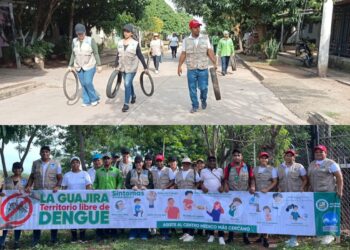 Gobernación y empresas de servicios públicos recolectan objetos inservibles, para prevenir el Dengue