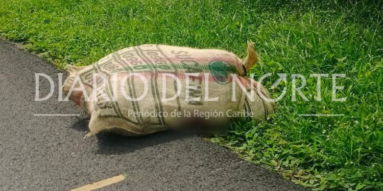Hallan cuerpo desmembrado en un saco en la vía Río Ancho – Mingueo