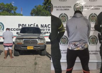 Capturan a dos personas en vías del Departamento por uso de documento falso y receptación