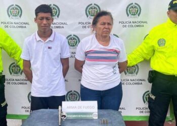 Capturan a un hombre y una mujer portando un arma de fuego sin salvoconducto en Maicao