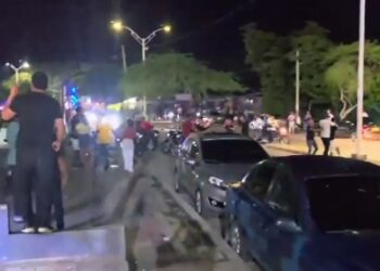 Alteración de orden público la madrugada del domingo en la Avenida Circunvalar de Riohacha