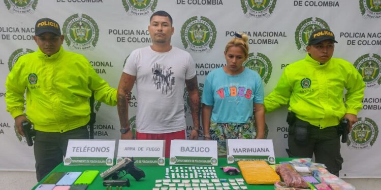 Capturan a dos personas con grande dosis de estupefacientes en Riohacha
