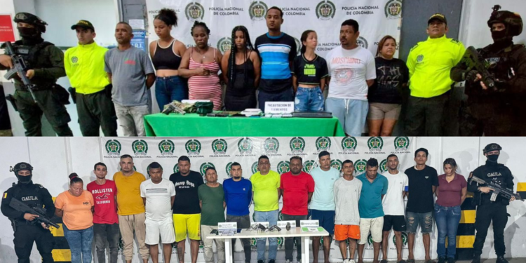 Capturan a 24 Miembros del ‘Clan del Golfo’ en Barranquilla, incluido su cabecilla local