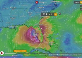 Milton se debilita a categoría 3 mientras avanza hacia Florida