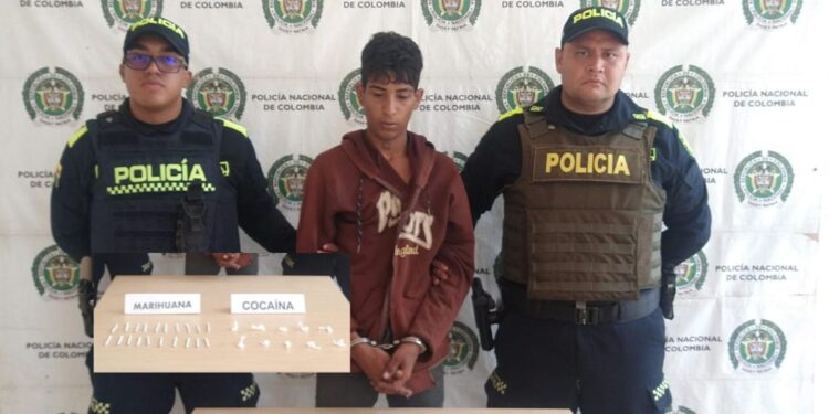 Capturado portando varias dosis de sustancias estupefacientes en Hatonuevo