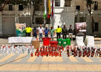 Capturan a cuatro integrantes de ‘Los Kratos’, banda que comercializaba licor de contrabando en Santa Marta