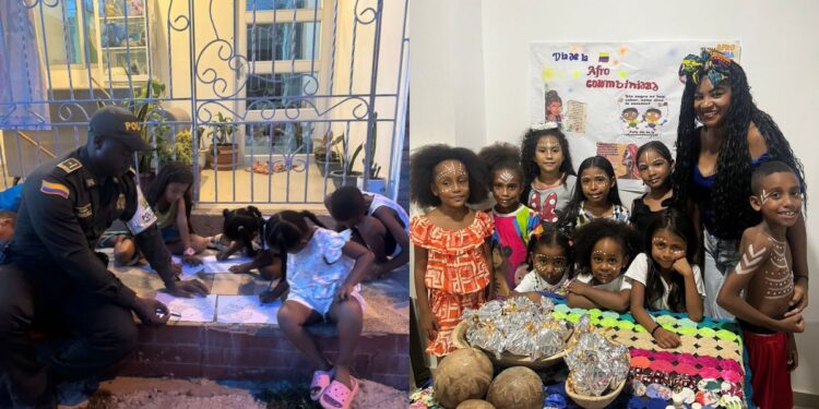 La Policía Fiscal y Aduanera celebra el Día de la Afrocolombianidad con actividad lúdica en Riohacha