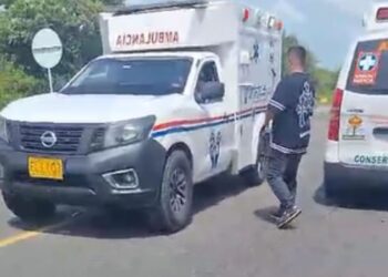 Dos personas resultaron heridas en un accidente de tránsito en zona rural de Riohacha