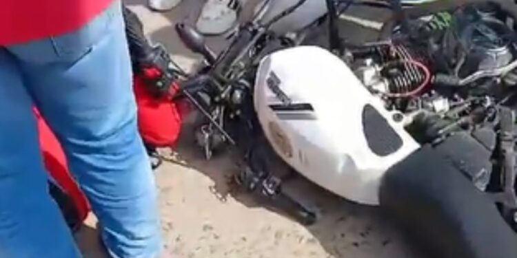 Joven resultó herido en medio de un accidente de tránsito en Riohacha